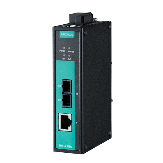 IMC-21GA-LX-SC Медиаконвертер Gigabit Ethernet 10/100/1000BaseTX в 100/1000Base SC (одномодовое оптоволокно) в металлическом корпусе