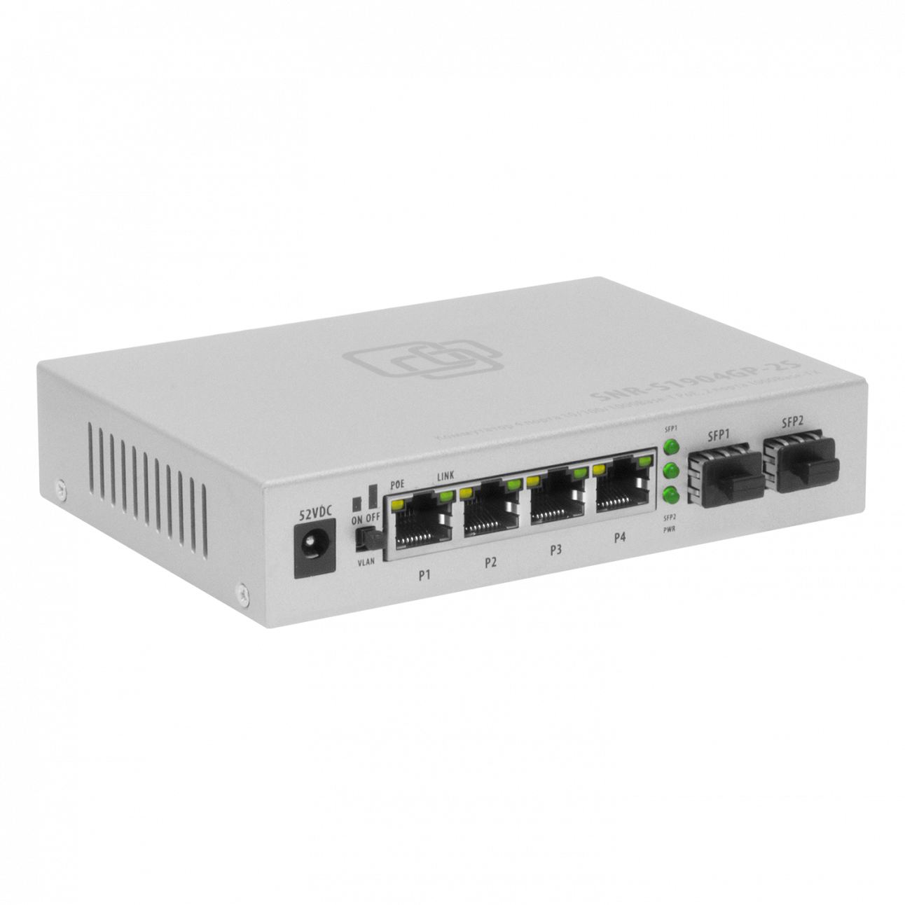 Неуправляемый POE коммутатор SNR-S1904GP-2S