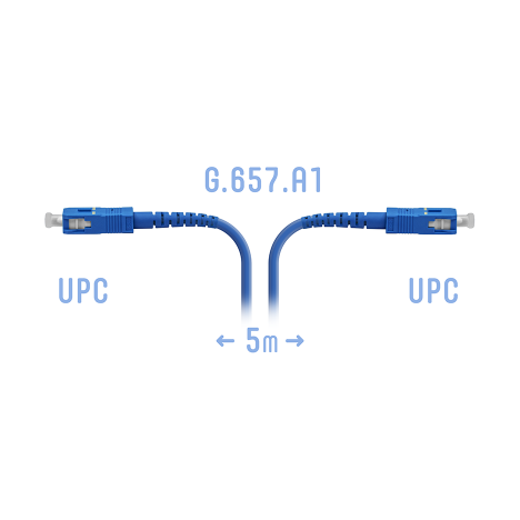 Патчкорд оптический армированный SC/UPC 5метров