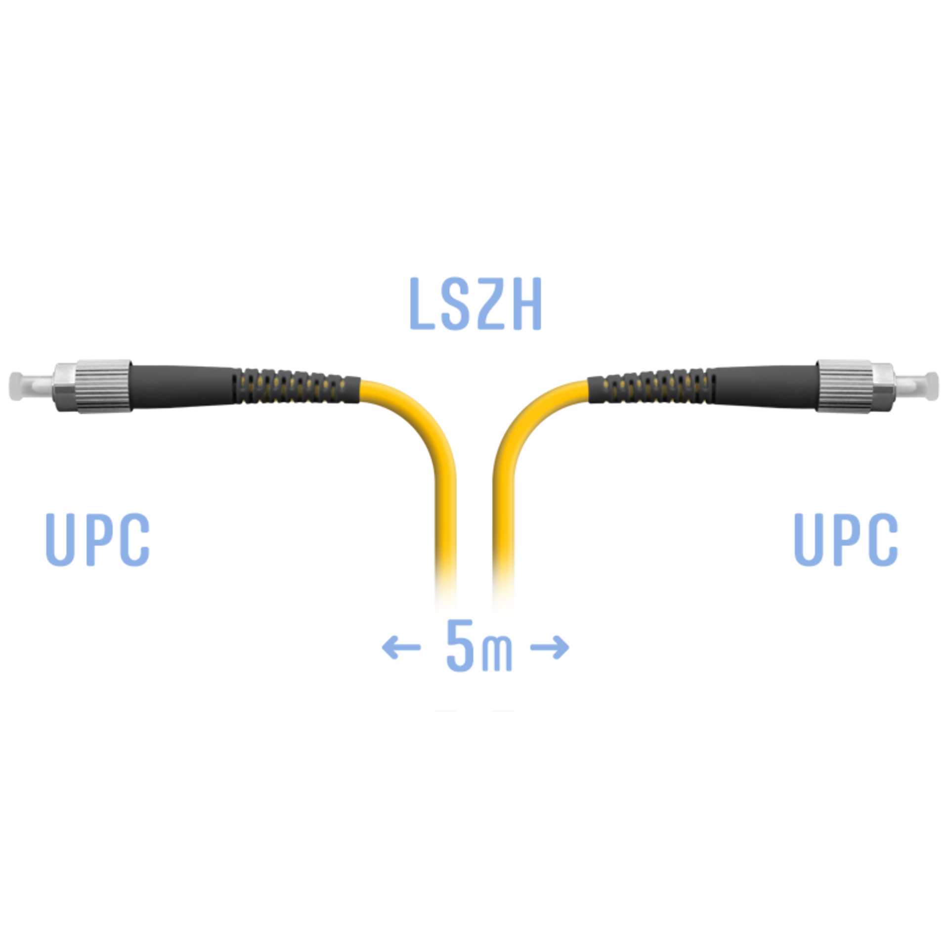 Патчкорд оптический FC/UPC SM  5m