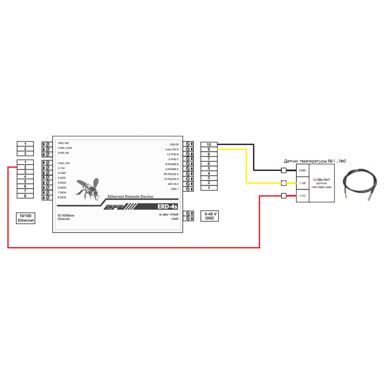 Датчик температуры цифровой SNR-DTS-2