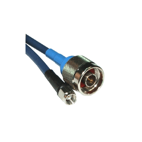 Кабельная сборка RP-SMA -> N-type male, RG-58, 0.5m