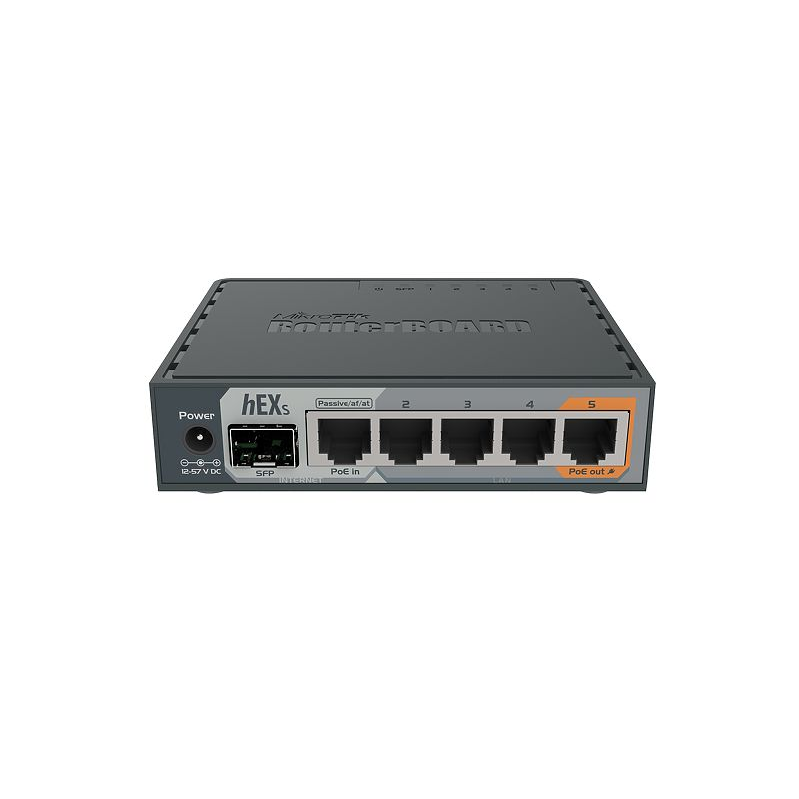 Маршрутизатор MikroTik hEX S RB760iGS