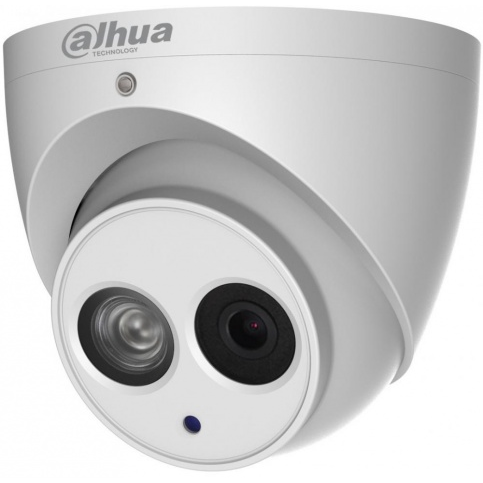 IP камера Dahua DH-IPC-HDW4231EMP-ASE-0280B купольная  2Мп, DC12В/POE, WDR, фикс. объектив 2.8мм, ИК до 50м, встр. микр., Micro SD, IP67