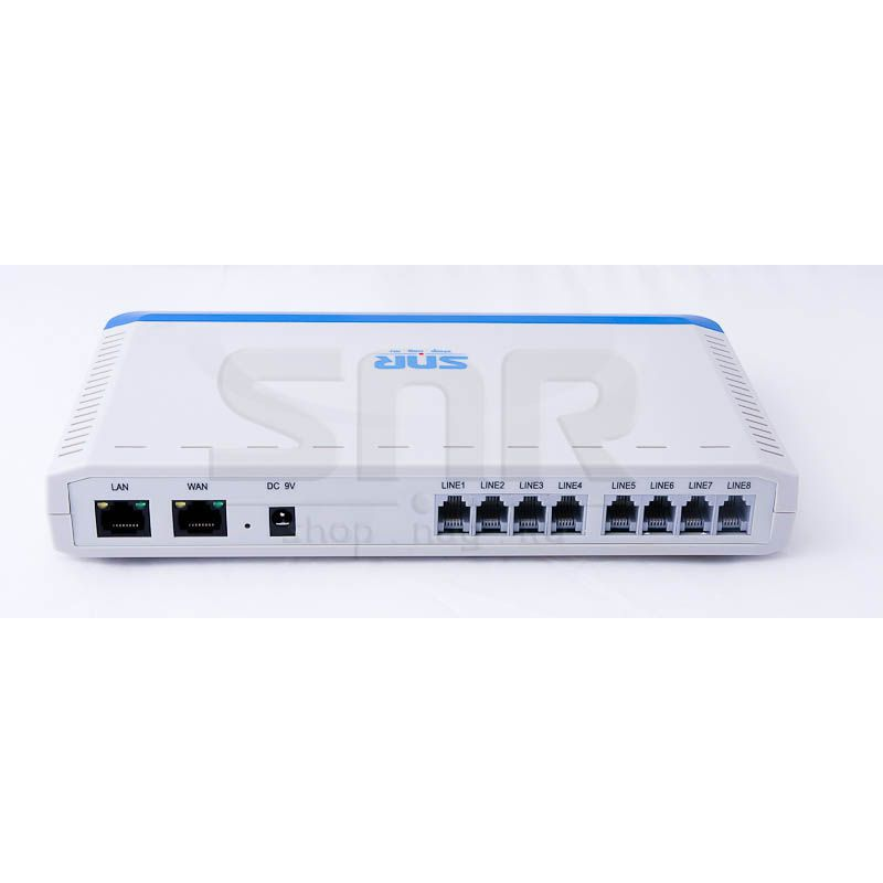Шлюз VoIP SNR, 8 FXO, 2 RJ45