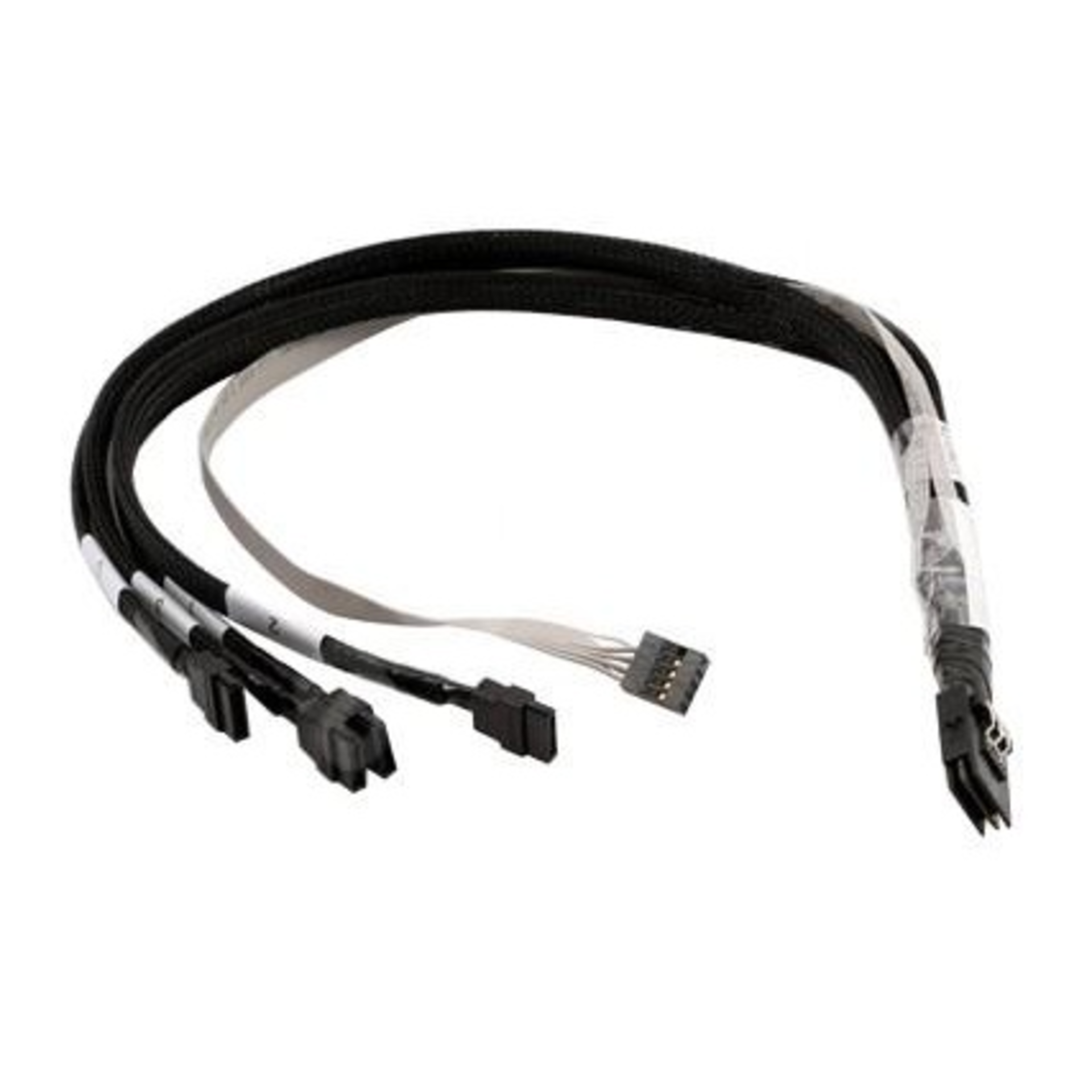 Кабель Adaptec ACK-I-mSASx4-4SATAx1-SB-1M R  mSASI x4 (SFF-8087) to (4) x1 SATA