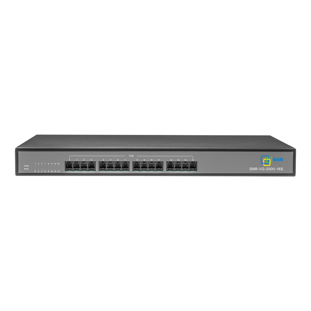 Шлюз VoIP SNR, 16 FXS, 4 RJ45, 16 SIP аккаунтов