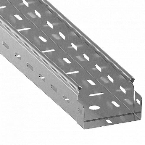 Лоток перфорированный 150х65 L=3м S=1.0мм нерж. ASD-electric