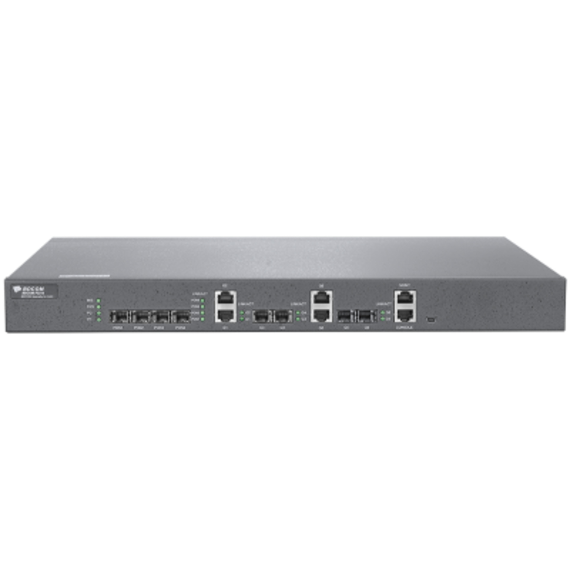 OLT BDCOM 3310 с 4 портами GEPON (SFP), 2 комбо-портами, 2хSFP, 2хRJ-45, 2 БП АC, FEC 