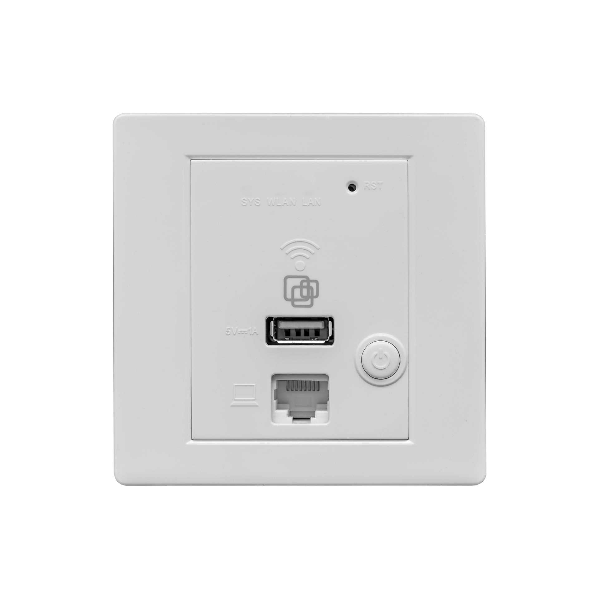 Точка доступа SNR-CPE-Wi2, wall-in, 220VAC, 802.11b/g/n, 2xFE RJ45, 1xUSB
