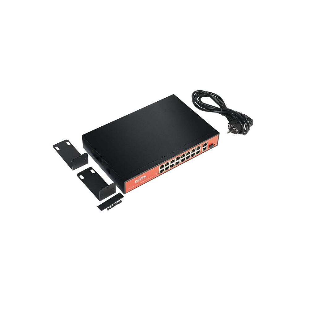 Коммутатор неуправляемый Wi-Tek PS518G v2