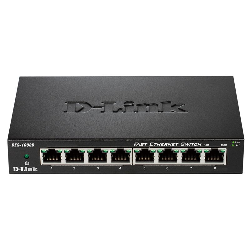 Коммутатор D-Link DES-1008D