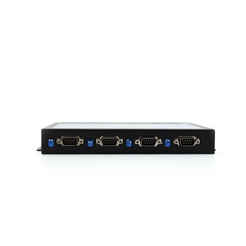 4-портовый конвертер интерфейсов RS232/RS422/RS485 в Ethernet TCP/IP, металл корпус
