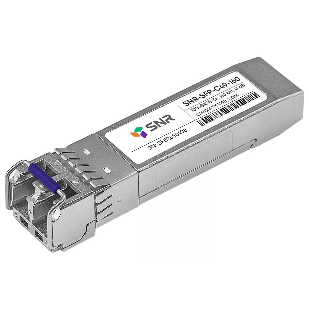 Модуль SFP CWDM оптический, дальность до 160км (41dB), 1490нм