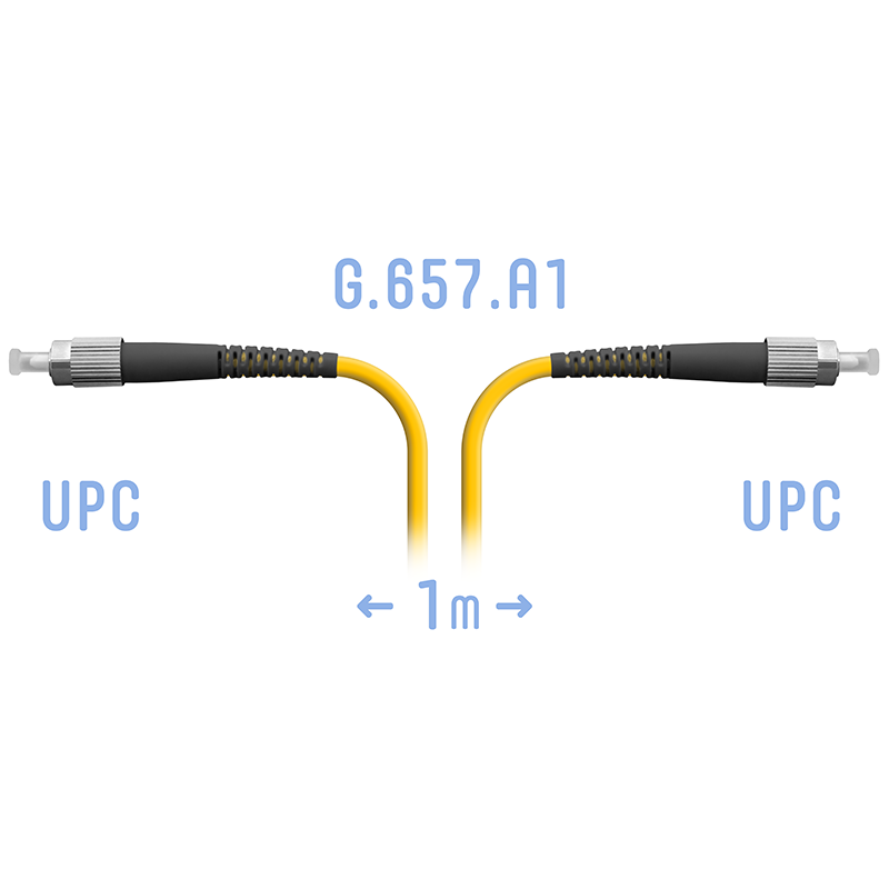 Патчкорд оптический SNR-PC-FC/UPC-A SM -1метр