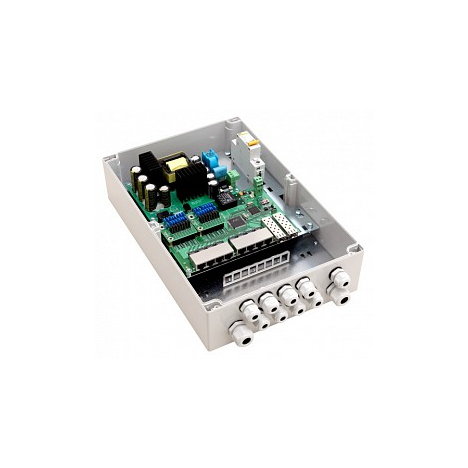 Уличный управляемый PoE коммутатор TFORTIS PSW-2G8F+ 8FE PoE +2GB SFP порта, питание 220В, IP66
