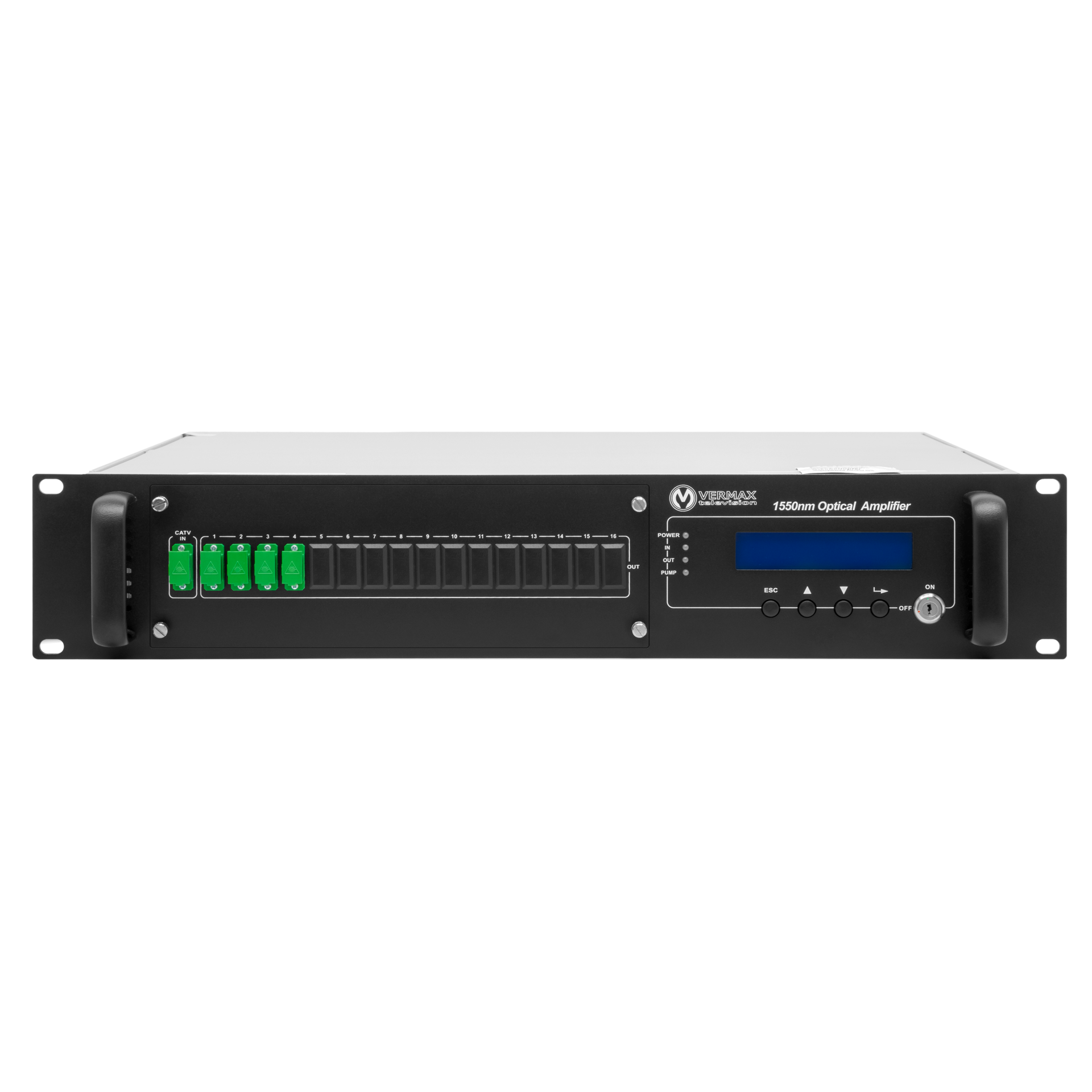 Оптический усилитель VERMAX для сетей КТВ, 4*24dBm