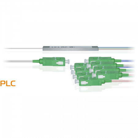 Делитель оптический планарный бескорпусный SNR-PLC-M-1x8-SC/APC