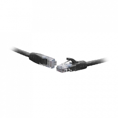Коммутационный шнур U/UTP 4-х парный cat.6 3.0м PVC standart чёрный