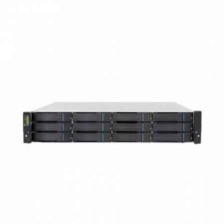 Система хранения данных Infortrend GS3012R2CF-D (2xCtrl, до 12xHDD, 4xSAS12G внеш. порт, 4x4GB, 8x10G портов iSCSI)