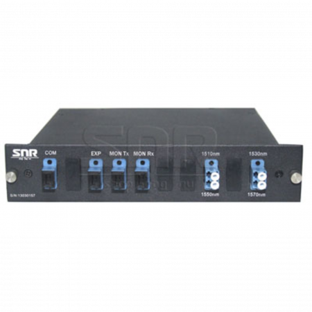 Мультиплексор CWDM одноволоконный 2-канальный, (trx:1550/1530, 1570/1510), Monitor, UPG