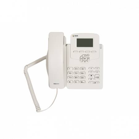 IP-телефон SNR-VP-51 с БП, белый цвет