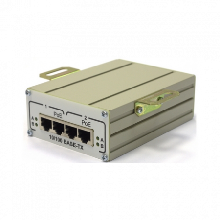 2-портовый инжектор РоЕ 802.3af FSE-2C для питания двух термокожухов TFortis TH