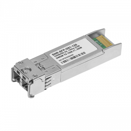 Модуль SFP 1.25G DWDM оптический, дальность до 120км (32dB), 1528.77нм