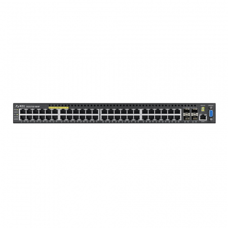 Коммутатор ZYXEL XGS3700-48HP 48-port Managed L2+ High Power PoE Gigabit Switch with 4 slots 10G SFP+