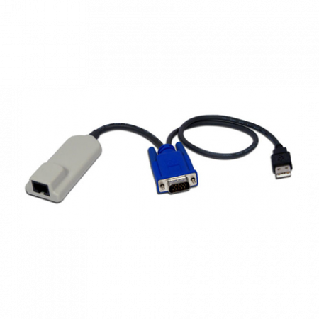 Адаптер для подключения серверов к KVM Avocent, с USB клавиатурой, мышью и VGA монитором.