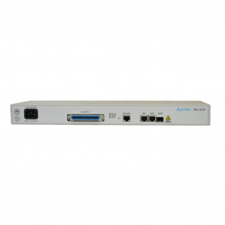 VoIP-шлюз Eltex TAU-16.IP: 16xFXS, 3xRJ45-10/100/1000, SIP/H.323, 1U, AC 220V