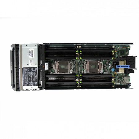 Блейд-сервер DELL PowerEdge M620, 2 процессора Intel 10C E5-2680v2 2.80GHz, 48GB DRAM, PERC H310, 2x10Gb 57810-k, 2x300GB SAS