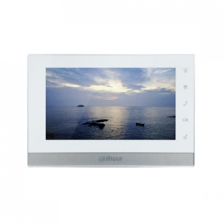 IP монитор для видеодомофона Dahua DHI-VTH1550CH 7 дюймов, 10/100mb, 6 тревожных входов, поддержка PoE, поддержка SD карт (уценка)