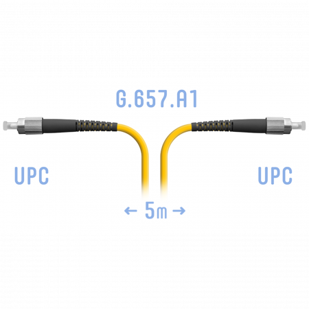 Патчкорд оптический FC/UPC SM G.657.A1 5 метров