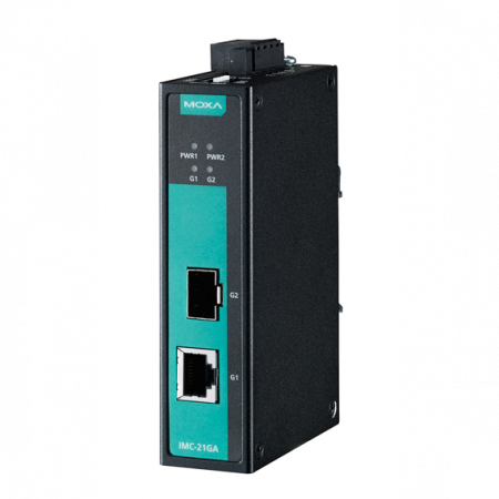 IMC-21GA-T Медиаконвертер Gigabit Ethernet 10/100/1000BaseTX в 100/1000BaseSFP в металлическом корпусе с расширенным диапазоном температур