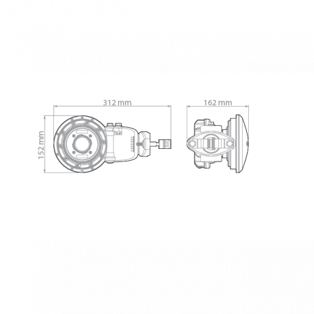Симметричная рупорная антенна RF elements HG3-TP-S60 5GHz 13dBi