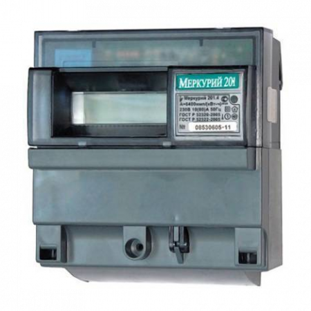 Счетчик Меркурий 201.2 1ф 5-60А 220В