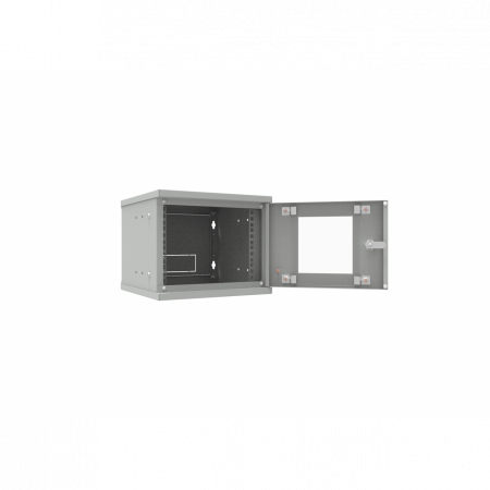 Шкаф телекоммуникационный настенный 4U, 10 294х300х243мм серия LITE (стеклянная дверь)