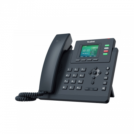 SIP-телефон Yealink SIP-T33G, цветной экран, 4 аккаунта, PoE, GibE