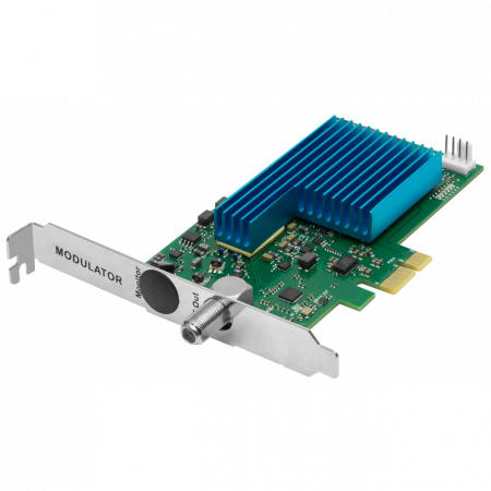 Карта 16-полосного QAM модулятора PCIe