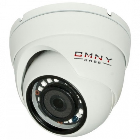 IP камера OMNY BASE miniDome2-U миникупольная 2Мп (1920x1080) 30к/с, 2.8мм, F1.8, 802.3af A/B, 12±1В DC, ИК до 25м, EasyMic, DWDR, USB 2.0 (уценка)