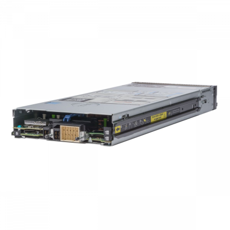 Блейд-сервер DELL PowerEdge M620, 2 процессора Intel 10C E5-2680v2 2.80GHz, 48GB DRAM, PERC H310, 2x10Gb 57810-k, 2x300GB SAS
