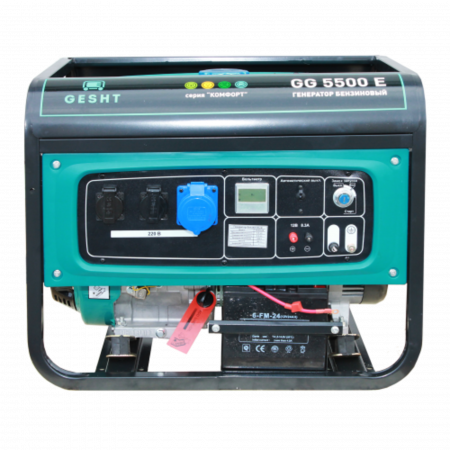 Бензогенератор GESHT GG5500E