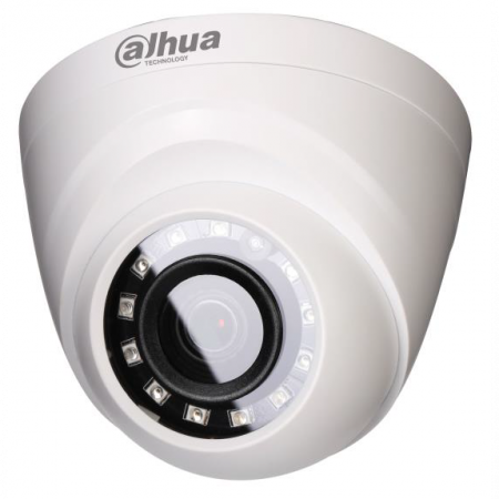 HDCVI купольная мини камера Dahua DH-HAC-HDW1000RP-0280B-S3 720p, 2.8мм, ИК до 20м, 12В, пластик