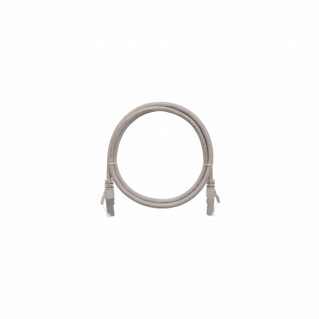 Коммутационный шнур NIKOMAX F/UTP 4 пары, Кат.5е, 26AWG, LSZH нг(А)-HFLTx, серый, 1,5м