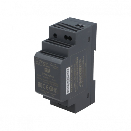 DDR-30G-5, DC/DC преобразователь, 30Вт, вход 9-36В, выход 5В/6А Mean Well