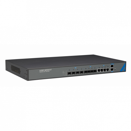 OLT C-DATA FD1104SN с 4 портами GEPON (SFP), 4 GE комбо-порта, 2 БП АC