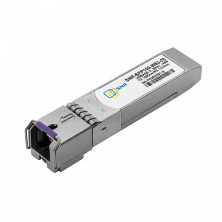  Модуль SFP WDM, дальность до  20км (12dB), 1550нм, 100Mb 