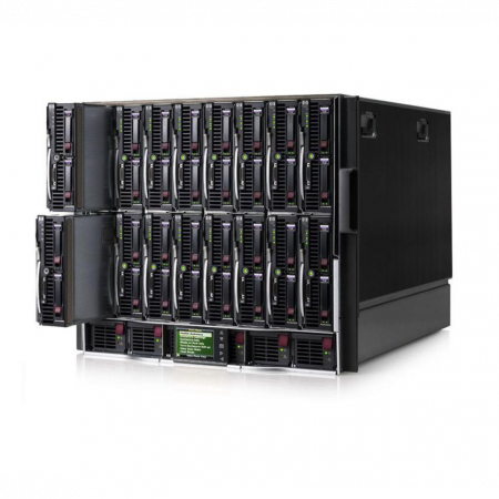 Блейд-система HP c7000, 8 блейд-серверов BL460c G7: 2 процессора Intel 6C X5670 2.93GHz, 48GB DRAM, 2x300GB SAS
