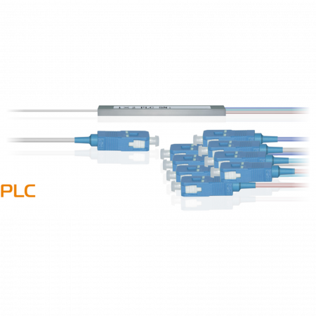 Делитель оптический планарный бескорпусный SNR-PLC-M-1x8-SC/UPC